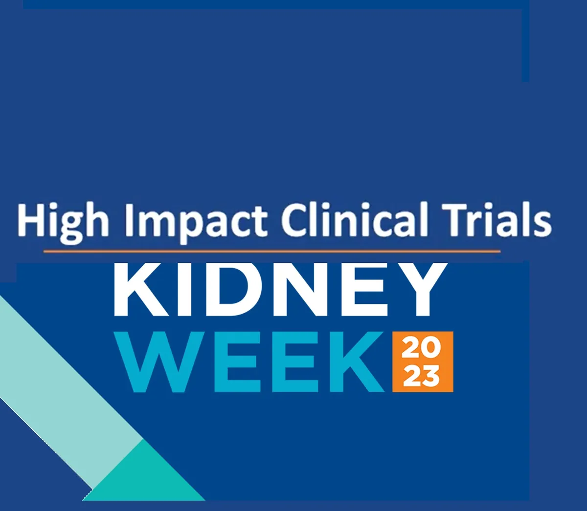 Kidney Week 2023: Estudos clínicos de maior impacto